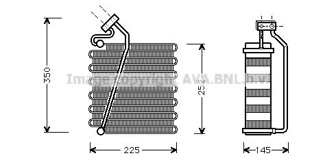 AVA QUALITY COOLING Испаритель, кондиционер CRV043